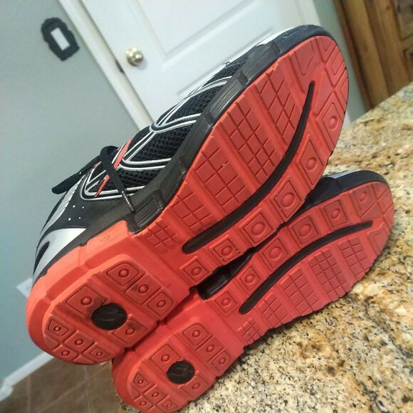 Gdefy Gravity Defyer Support Comfort Shoes TB9004MBR-M Black Red Silver Mens 9.5 - Picture 8 of 12